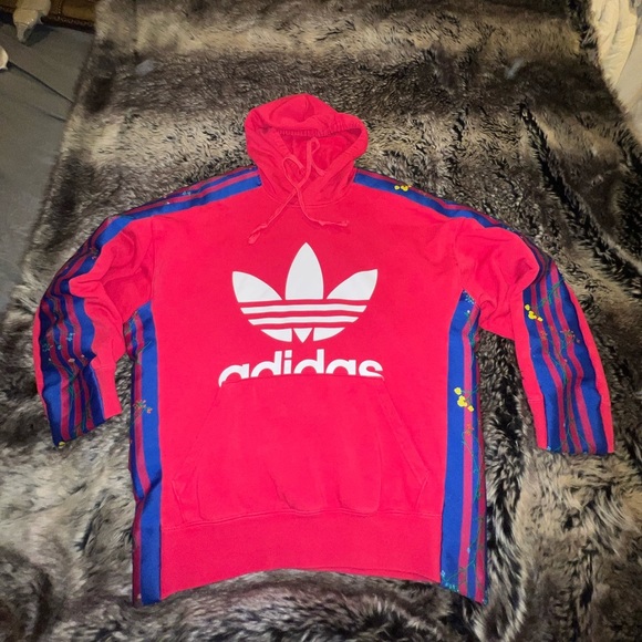 🆕 Women's Adidas Hoodie Floral. Unisex. Small - Picture 5 of 16